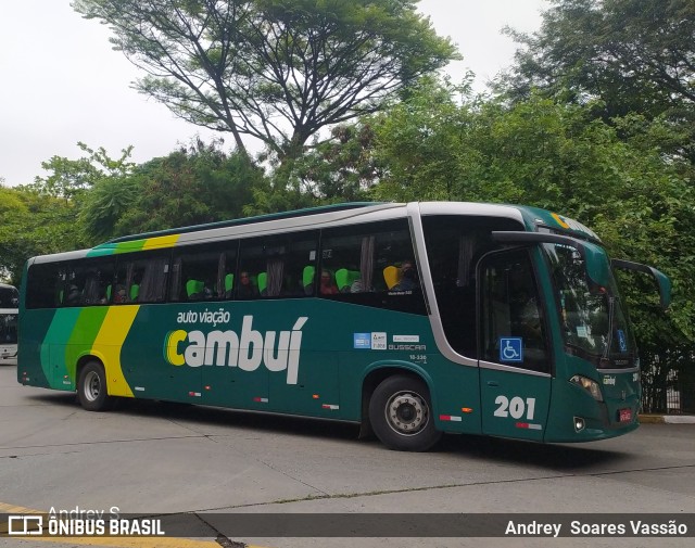 Auto Viação Cambuí 201 na cidade de São Paulo, São Paulo, Brasil, por Andrey  Soares Vassão. ID da foto: 9948924.