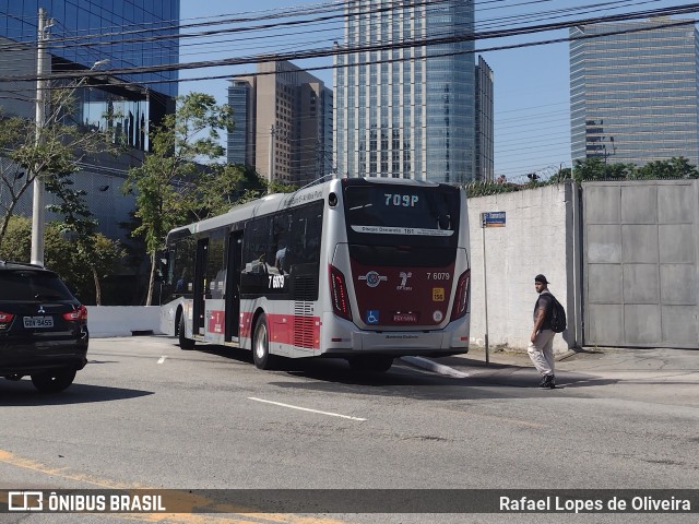 Viação Gatusa Transportes Urbanos 7 6079 na cidade de São Paulo, São Paulo, Brasil, por Rafael Lopes de Oliveira. ID da foto: 9948977.