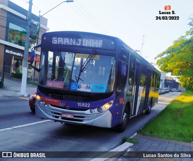 Viação Miracatiba 15.822 na cidade de São Paulo, São Paulo, Brasil, por Lucas Santos da Silva. Número da foto: #9949147.