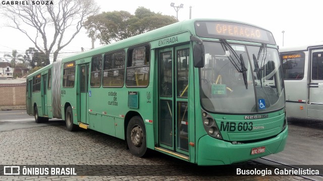 Auto Viação Mercês MB603 na cidade de Curitiba, Paraná, Brasil, por Busologia Gabrielística. Número da foto: #9950539.