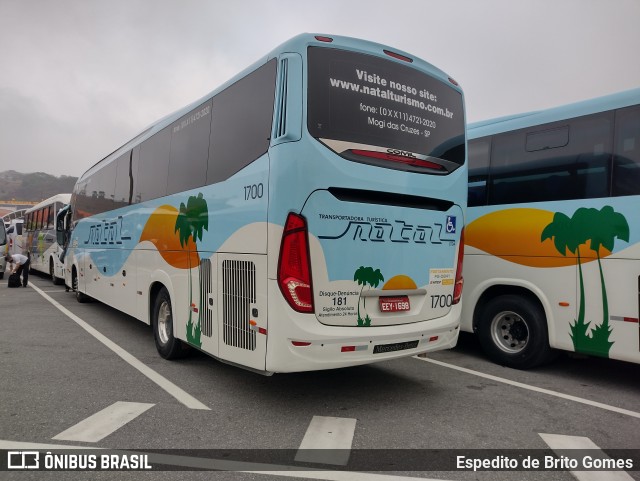 Transportadora Turística Natal 1700 na cidade de Aparecida, São Paulo, Brasil, por Espedito de Brito Gomes. ID da foto: 9950325.