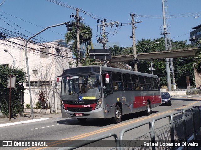 Transwolff Transportes e Turismo 7 8725 na cidade de São Paulo, São Paulo, Brasil, por Rafael Lopes de Oliveira. Número da foto: #9948940.