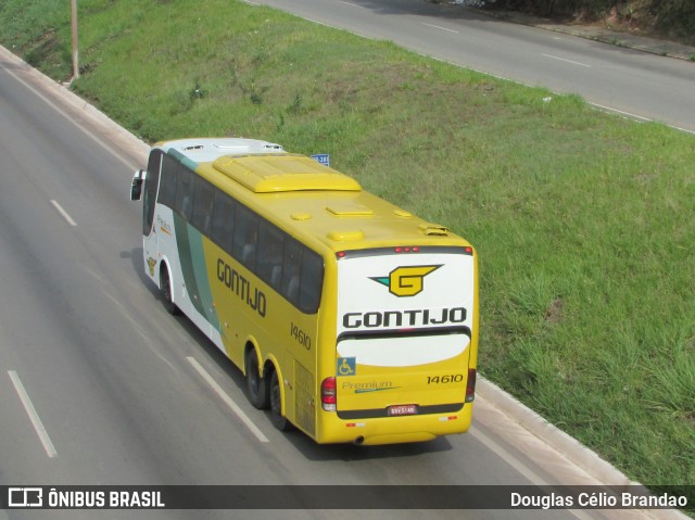 Empresa Gontijo de Transportes 14610 na cidade de Belo Horizonte, Minas Gerais, Brasil, por Douglas Célio Brandao. ID da foto: 9948749.