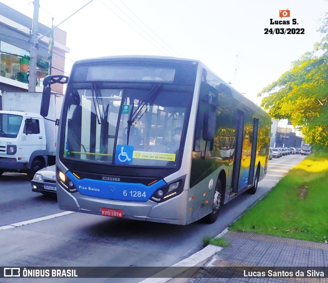 Viação Grajaú S.A. 6 1284 na cidade de São Paulo, São Paulo, Brasil, por Lucas Santos da Silva. Número da foto: #9949135.