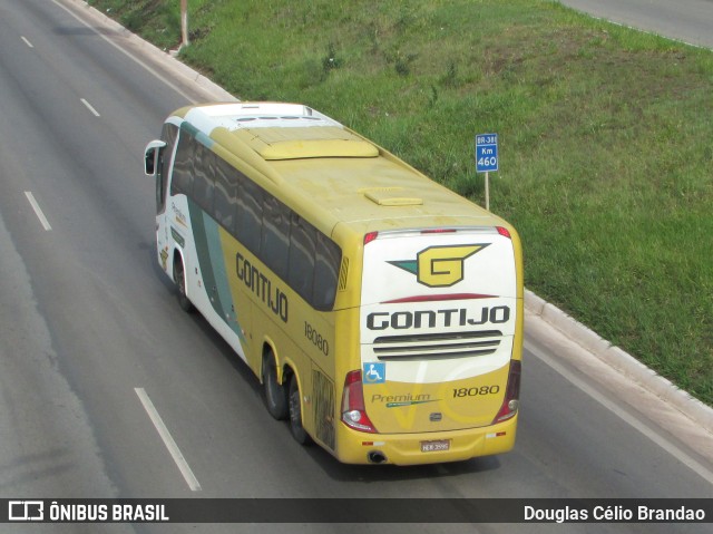 Empresa Gontijo de Transportes 18080 na cidade de Belo Horizonte, Minas Gerais, Brasil, por Douglas Célio Brandao. ID da foto: 9948790.