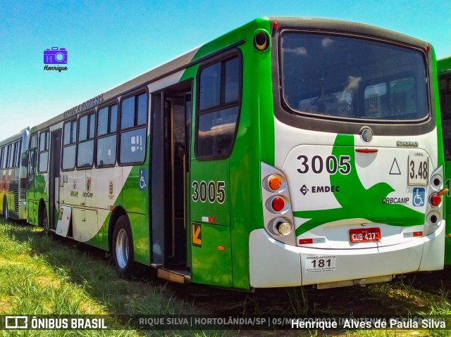 VB Transportes e Turismo 3005 na cidade de Hortolândia, São Paulo, Brasil, por Henrique Alves de Paula Silva. Número da foto: #9949923.