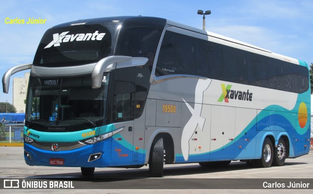 Viação Xavante 19500 na cidade de Goiânia, Goiás, Brasil, por Carlos Júnior. Número da foto: #9950673.