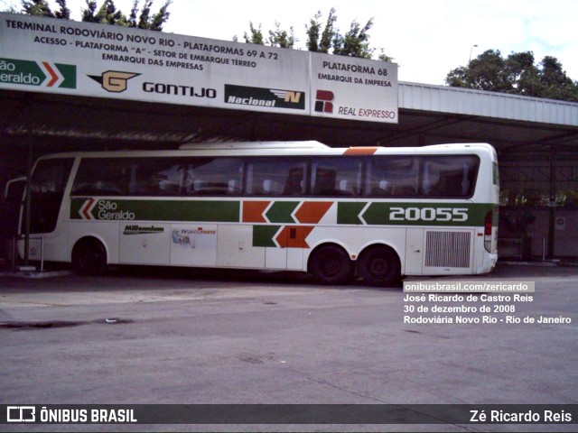 Cia. São Geraldo de Viação 20055 na cidade de Rio de Janeiro, Rio de Janeiro, Brasil, por Zé Ricardo Reis. Número da foto: #9948913.