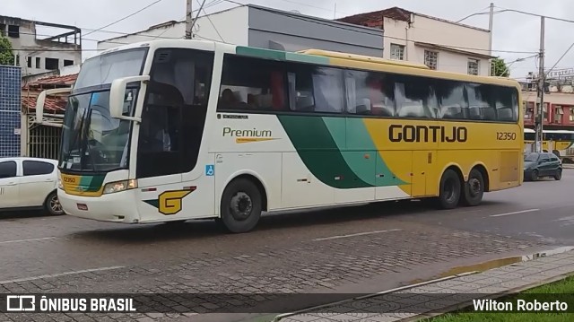 Empresa Gontijo de Transportes 12350 na cidade de Governador Valadares, Minas Gerais, Brasil, por Wilton Roberto. ID da foto: 9952628.