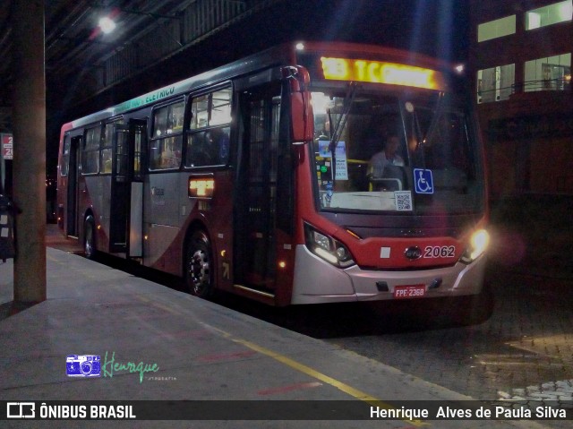 Itajaí Transportes Coletivos 2062 na cidade de Campinas, São Paulo, Brasil, por Henrique Alves de Paula Silva. ID da foto: 9952125.