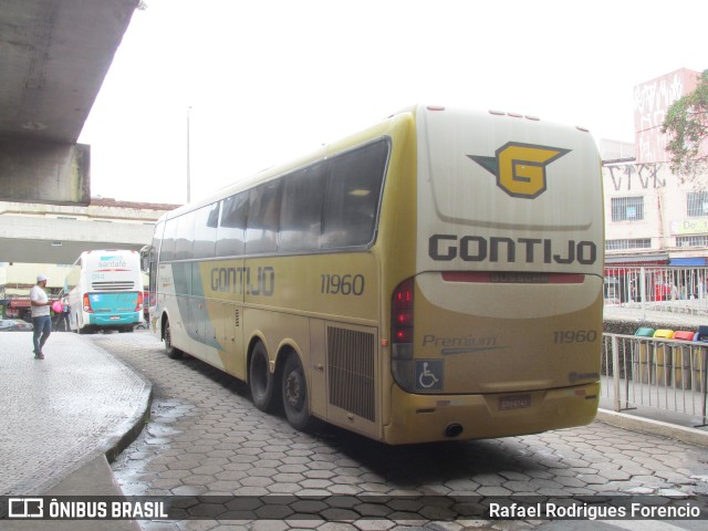 Empresa Gontijo de Transportes 11960 na cidade de Belo Horizonte, Minas Gerais, Brasil, por Rafael Rodrigues Forencio. ID da foto: 9952872.