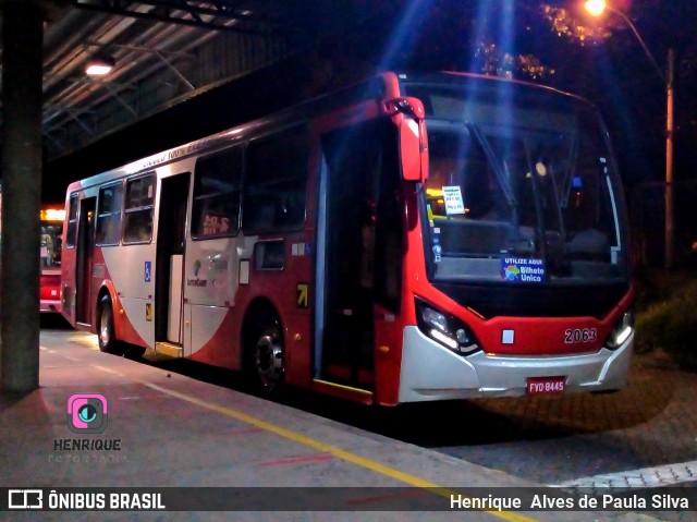 Itajaí Transportes Coletivos 2063 na cidade de Campinas, São Paulo, Brasil, por Henrique Alves de Paula Silva. ID da foto: 9952122.