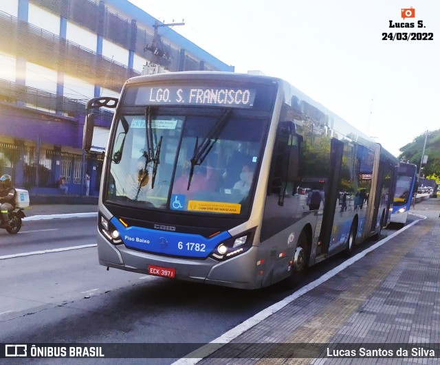 Viação Grajaú S.A. 6 1782 na cidade de São Paulo, São Paulo, Brasil, por Lucas Santos da Silva. Número da foto: #9952600.