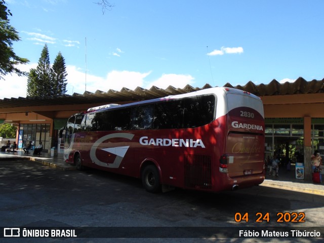 Expresso Gardenia 2830 na cidade de Três Corações, Minas Gerais, Brasil, por Fábio Mateus Tibúrcio. Número da foto: #9951112.