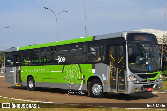 Viação Garcia 16406 na cidade de Maringá, Paraná, Brasil, por José Melo. ID da foto: 9954191.