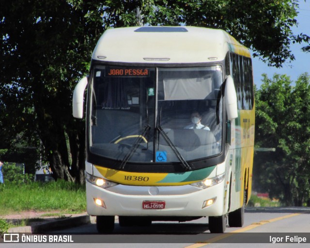Empresa Gontijo de Transportes 18380 na cidade de Igarassu, Pernambuco, Brasil, por Igor Felipe. Número da foto: #9954281.