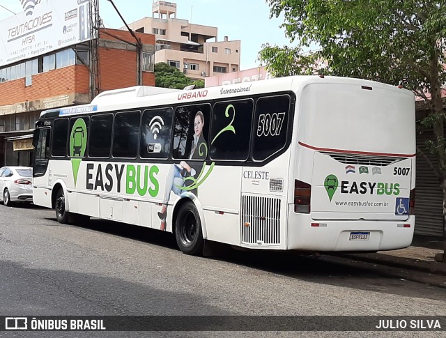 EasyBus 5007 na cidade de Foz do Iguaçu, Paraná, Brasil, por JULIO SILVA. ID da foto: 9954216.