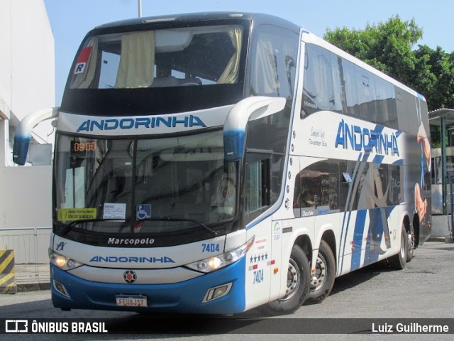 Empresa de Transportes Andorinha 7404 na cidade de Rio de Janeiro, Rio de Janeiro, Brasil, por Luiz Guilherme. ID da foto: 9955176.