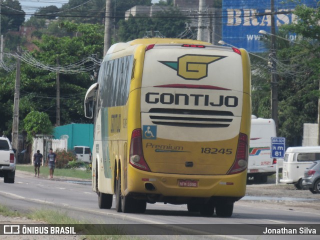 Empresa Gontijo de Transportes 18245 na cidade de Jaboatão dos Guararapes, Pernambuco, Brasil, por Jonathan Silva. ID da foto: 9955111.