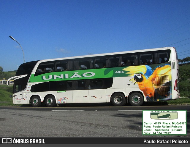 Empresa União de Transportes 4185 na cidade de Aparecida, São Paulo, Brasil, por Paulo Rafael Peixoto. Número da foto: #9954580.