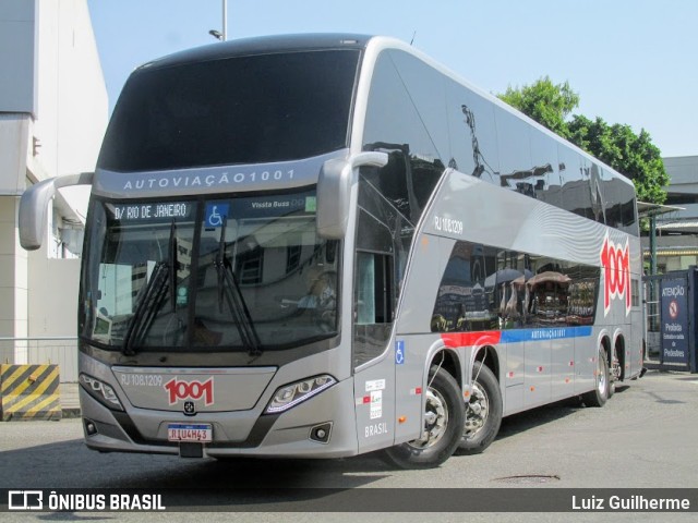 Auto Viação 1001 RJ 108.1209 na cidade de Rio de Janeiro, Rio de Janeiro, Brasil, por Luiz Guilherme. Número da foto: #9955178.
