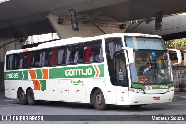 Empresa Gontijo de Transportes 20085 na cidade de Belo Horizonte, Minas Gerais, Brasil, por Matheus Souza. ID da foto: 9956606.