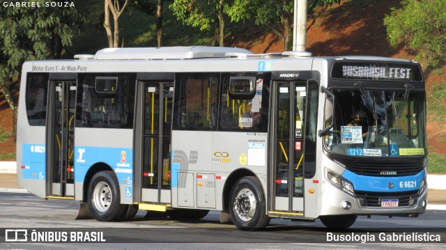 Transwolff Transportes e Turismo 6 6621 na cidade de São Paulo, São Paulo, Brasil, por Busologia Gabrielística. ID da foto: 9882955.