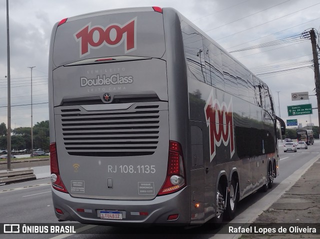 Auto Viação 1001 RJ 108.1135 na cidade de São Paulo, São Paulo, Brasil, por Rafael Lopes de Oliveira. Número da foto: #9883650.