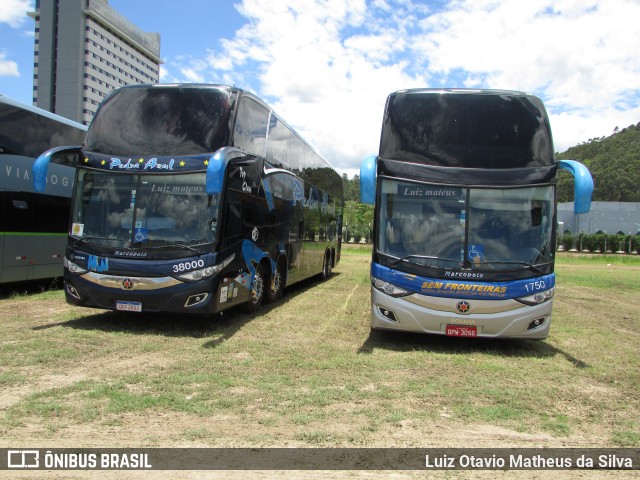 Pedra Azul Turismo 38000 na cidade de Aparecida, São Paulo, Brasil, por Luiz Otavio Matheus da Silva. ID da foto: 9882647.