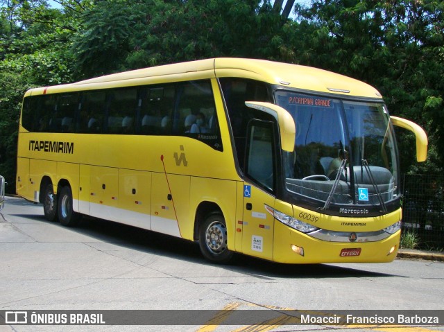 Viação Itapemirim 60039 na cidade de São Paulo, São Paulo, Brasil, por Moaccir  Francisco Barboza. Número da foto: #9957775.