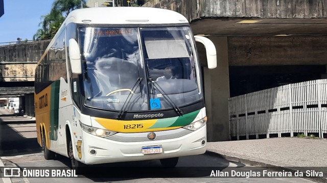 Empresa Gontijo de Transportes 18215 na cidade de Belo Horizonte, Minas Gerais, Brasil, por Allan Douglas Ferreira da Silva. Número da foto: #9959033.