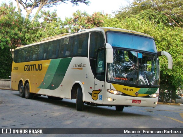 Empresa Gontijo de Transportes 14805 na cidade de São Paulo, São Paulo, Brasil, por Moaccir  Francisco Barboza. ID da foto: 9957643.