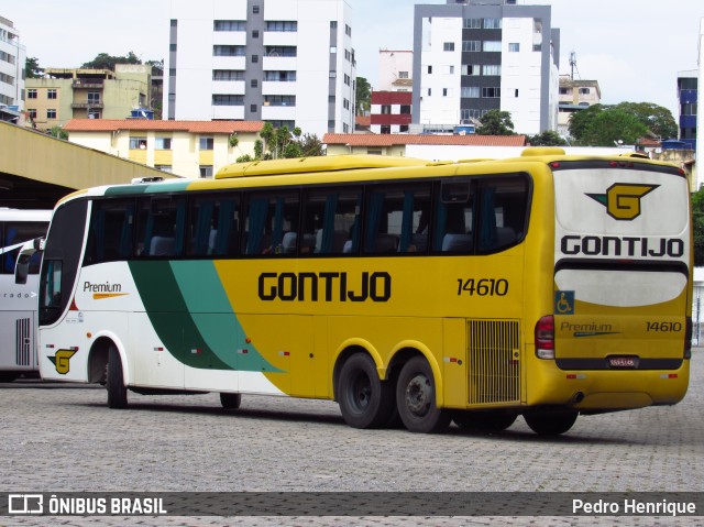 Empresa Gontijo de Transportes 14610 na cidade de Divinópolis, Minas Gerais, Brasil, por Pedro Henrique. Número da foto: #9957724.