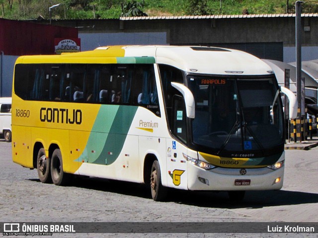 Empresa Gontijo de Transportes 18860 na cidade de Juiz de Fora, Minas Gerais, Brasil, por Luiz Krolman. ID da foto: 9959206.