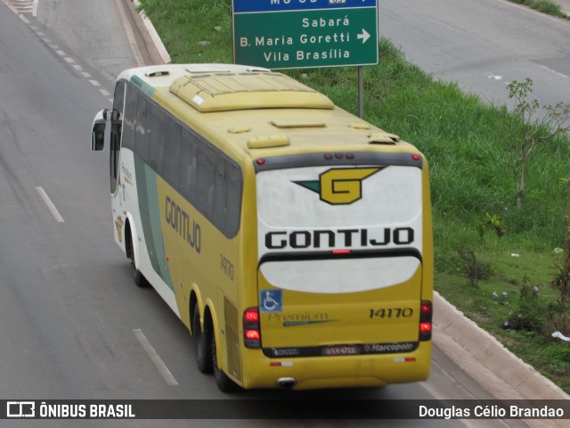 Empresa Gontijo de Transportes 14170 na cidade de Belo Horizonte, Minas Gerais, Brasil, por Douglas Célio Brandao. Número da foto: #9958624.