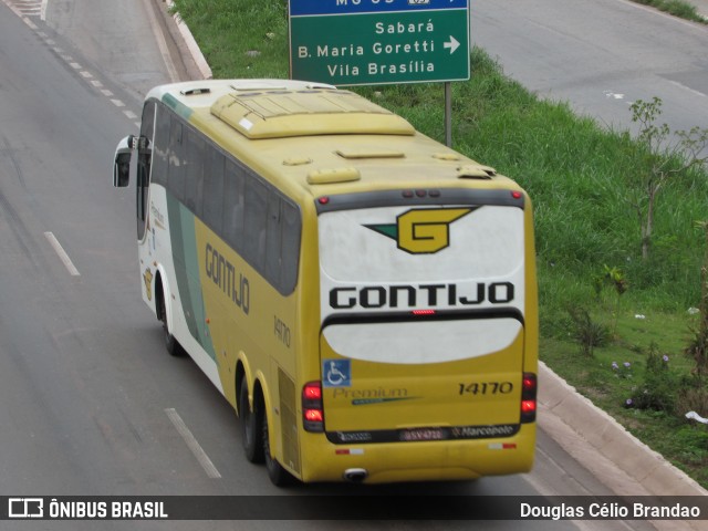 Empresa Gontijo de Transportes 14170 na cidade de Belo Horizonte, Minas Gerais, Brasil, por Douglas Célio Brandao. ID da foto: 9958624.