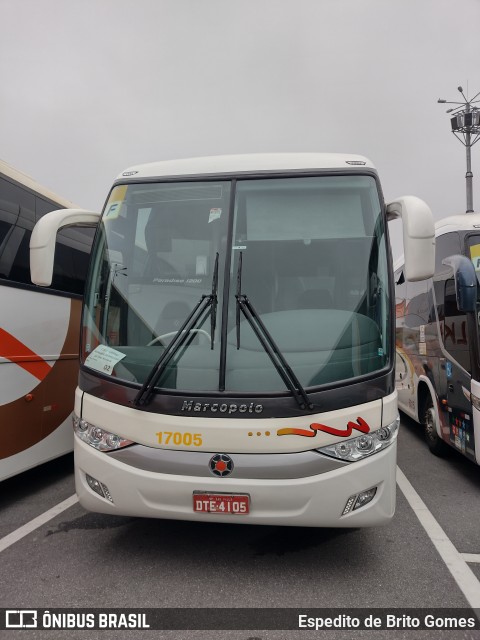 LK Transportadora Turística 17005 na cidade de Aparecida, São Paulo, Brasil, por Espedito de Brito Gomes. Número da foto: #9959785.