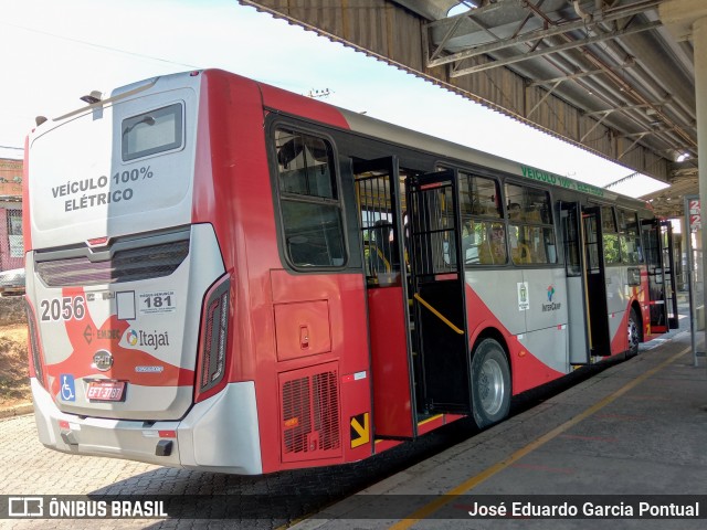 Itajaí Transportes Coletivos 2056 na cidade de Campinas, São Paulo, Brasil, por José Eduardo Garcia Pontual. ID da foto: 9957924.