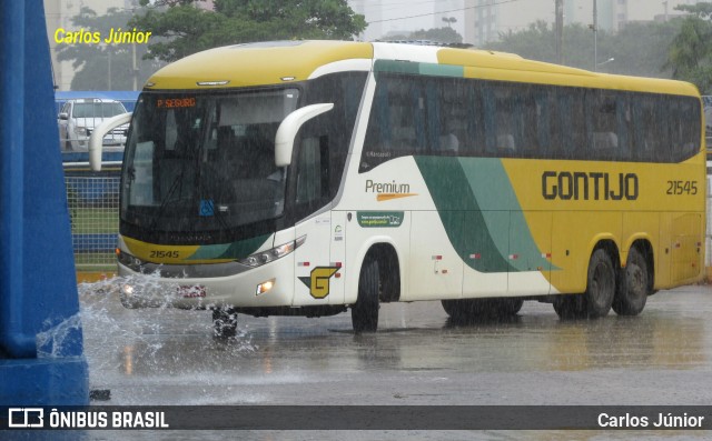 Empresa Gontijo de Transportes 21545 na cidade de Goiânia, Goiás, Brasil, por Carlos Júnior. ID da foto: 9959255.