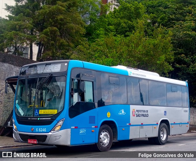 Cooper Líder > A2 Transportes 6 8246 na cidade de São Paulo, São Paulo, Brasil, por Felipe Goncalves do Vale. ID da foto: 9957846.