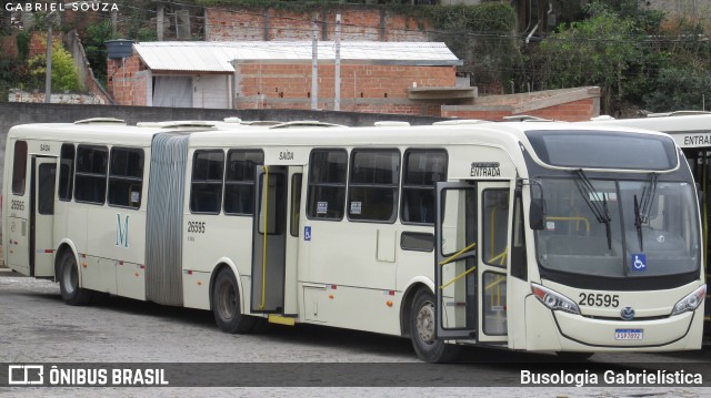 Viação do Sul 26595 na cidade de Curitiba, Paraná, Brasil, por Busologia Gabrielística. ID da foto: 9959934.