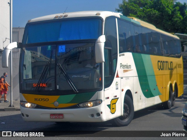 Empresa Gontijo de Transportes 16050 na cidade de Rio de Janeiro, Rio de Janeiro, Brasil, por Jean Pierre. ID da foto: 9958053.