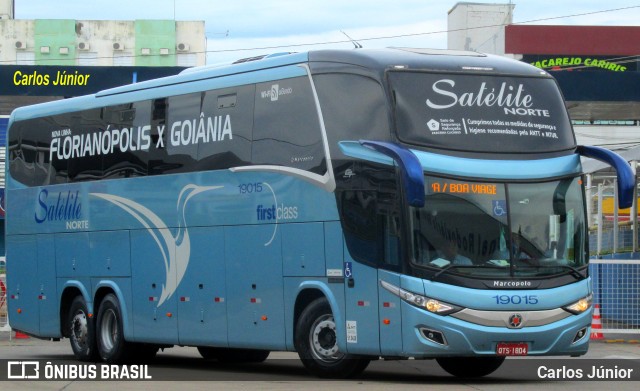 Expresso Satélite Norte 19015 na cidade de Goiânia, Goiás, Brasil, por Carlos Júnior. ID da foto: 9959516.