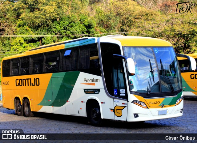 Empresa Gontijo de Transportes 15020 na cidade de Belo Horizonte, Minas Gerais, Brasil, por César Ônibus. Número da foto: #9958656.