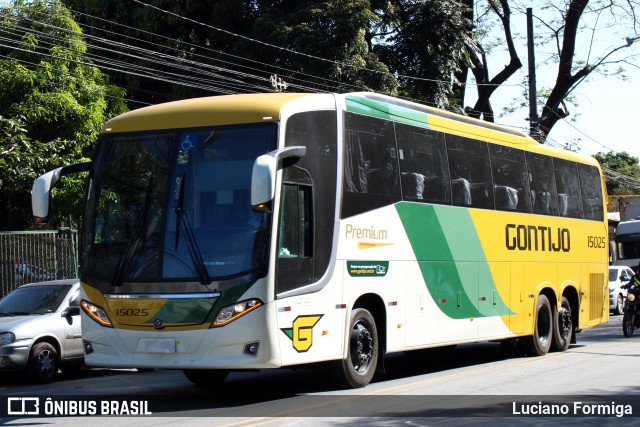 Empresa Gontijo de Transportes 15025 na cidade de Belo Horizonte, Minas Gerais, Brasil, por Luciano Formiga. ID da foto: 9959889.