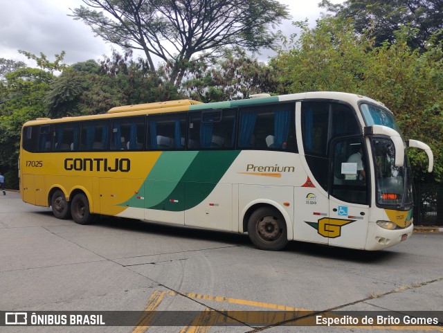 Empresa Gontijo de Transportes 17025 na cidade de São Paulo, São Paulo, Brasil, por Espedito de Brito Gomes. ID da foto: 9884409.