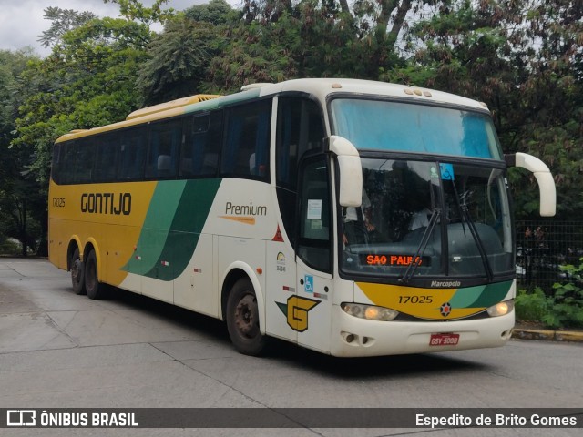 Empresa Gontijo de Transportes 17025 na cidade de São Paulo, São Paulo, Brasil, por Espedito de Brito Gomes. ID da foto: 9884407.