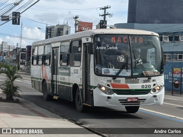 Auto Viação Veleiro 020 na cidade de Maceió, Alagoas, Brasil, por Andre Carlos. ID da foto: 9886646.