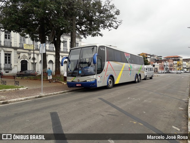 Nova América Turismo 8050 na cidade de São João del Rei, Minas Gerais, Brasil, por Marcelo José Rosa. Número da foto: #9886826.