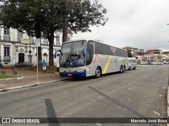 Nova América Turismo 8050 na cidade de São João del Rei, Minas Gerais, Brasil, por Marcelo José Rosa. ID da foto: 9886826.